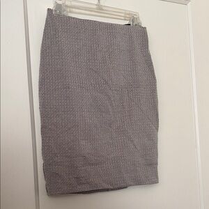 Express Monochrome Checkered Pencil Skirt size S